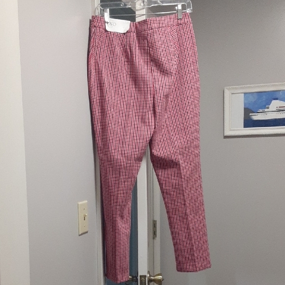 Cato Red and Black Houndstooth Or Checkered Pants. Size 10. NWT - Picture 2 of 9